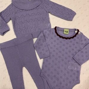 FUB baby 100% wool  Matching Set